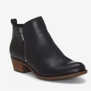 Lucky Brand Basal Black Ankle Booties